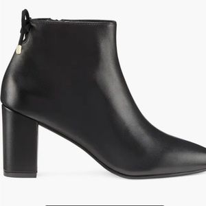 Stuart Weitzman Tieback Block Bootie 9.5 New Black